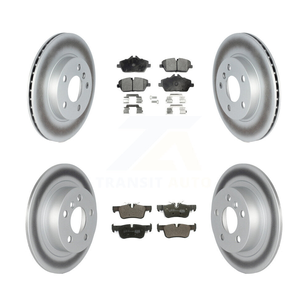 Coated Disc Brake Rotors And Ceramic Pads Front Rear Kit For BMW i3 i3s