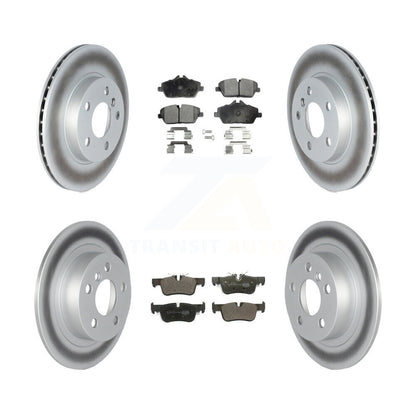 Coated Disc Brake Rotors And Ceramic Pads Front Rear Kit For BMW i3 i3s