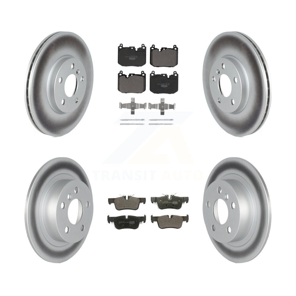 Coat Brake Rotors Ceramic Pad Front Rear Kit For 2017-2020 Mini Cooper Clubman S