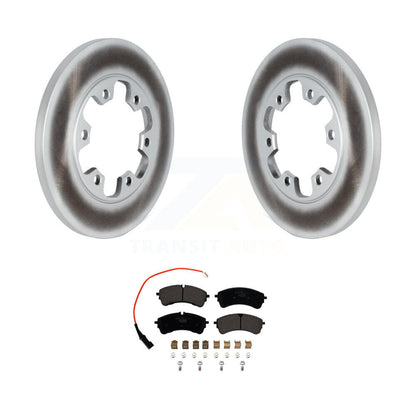 Coated Disc Brake Rotor Ceramic Pad Rear Kit For Ford Transit-250 Transit-150 HD