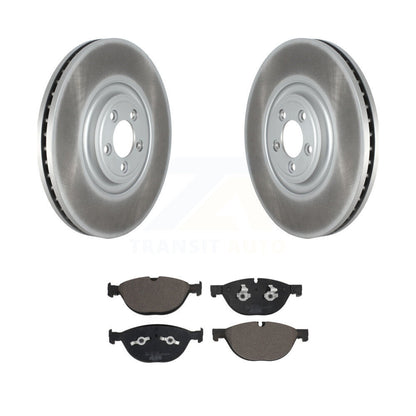 Coated Disc Brake Rotors And Ceramic Pads Front Kit For Jaguar F-Type