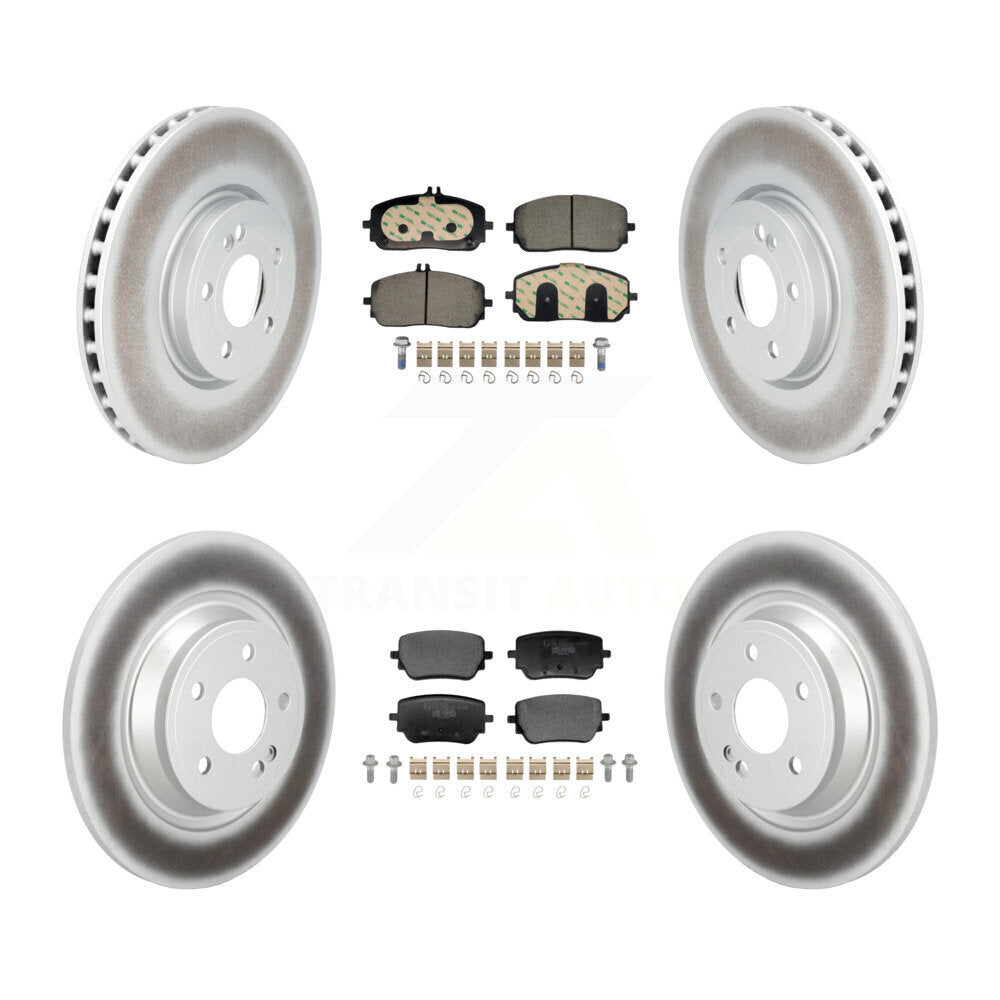 Coat Brake Rotor Ceramic Pad Front Rear Kit For Mercedes-Benz GLB250 EQB 350 300