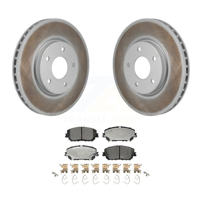 Coated Disc Brake Rotors And Ceramic Pads Front Kit For Nissan Rogue