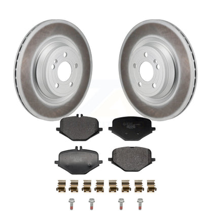 Coated Disc Brake Rotors And Ceramic Pads Rear Kit For Mercedes-Benz GLE63 AMG S