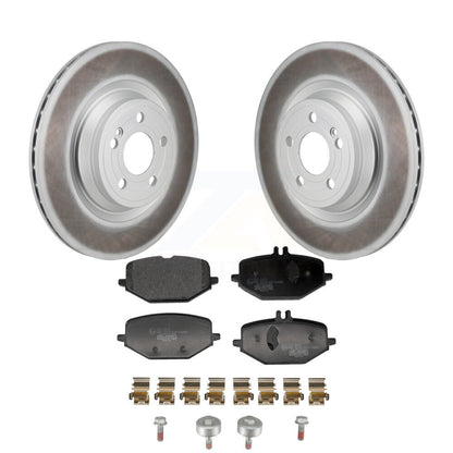 Coat Brake Rotor Ceramic Pad Rear Kit For Mercedes-Benz GLE450 GLE350 GLS450 AMG