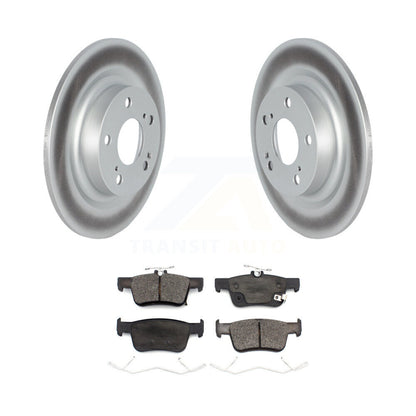Coated Disc Brake Rotors And Ceramic Pads Rear Kit For 2024 Acura Integra 2.0L