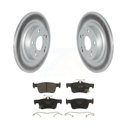 Coated Disc Brake Rotors And Ceramic Pads Rear Kit For 2024 Acura Integra 1.5L