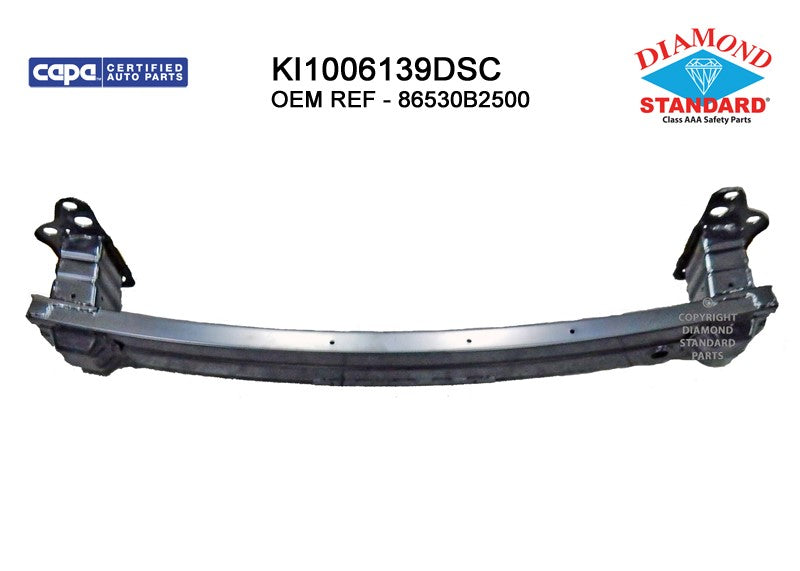 Front Bumper Impact Bar 2014-2019 Kia Soul, Soul Ev