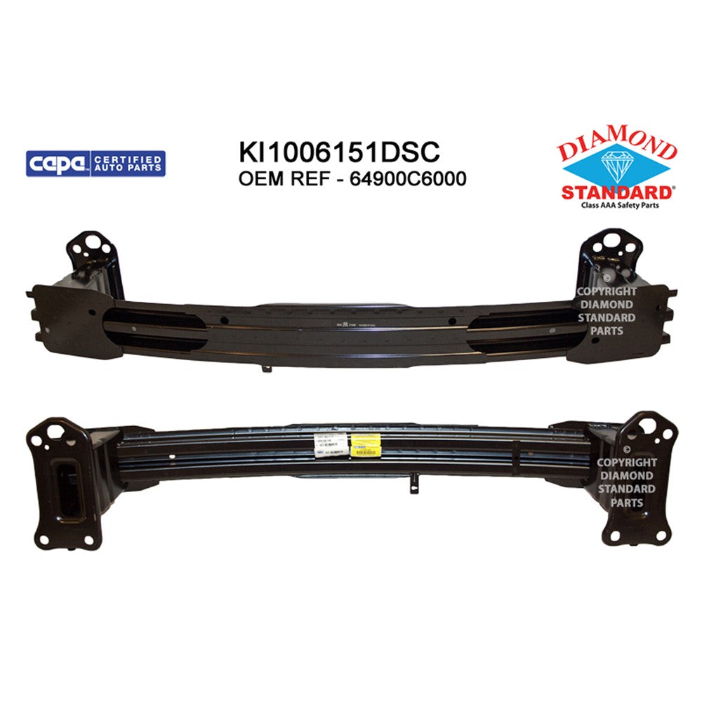 Front Bumper Impact Bar 2016-2020 Kia Sorento
