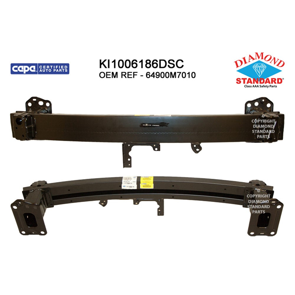 Front Bumper Impact Bar 2019-2021 Kia Forte