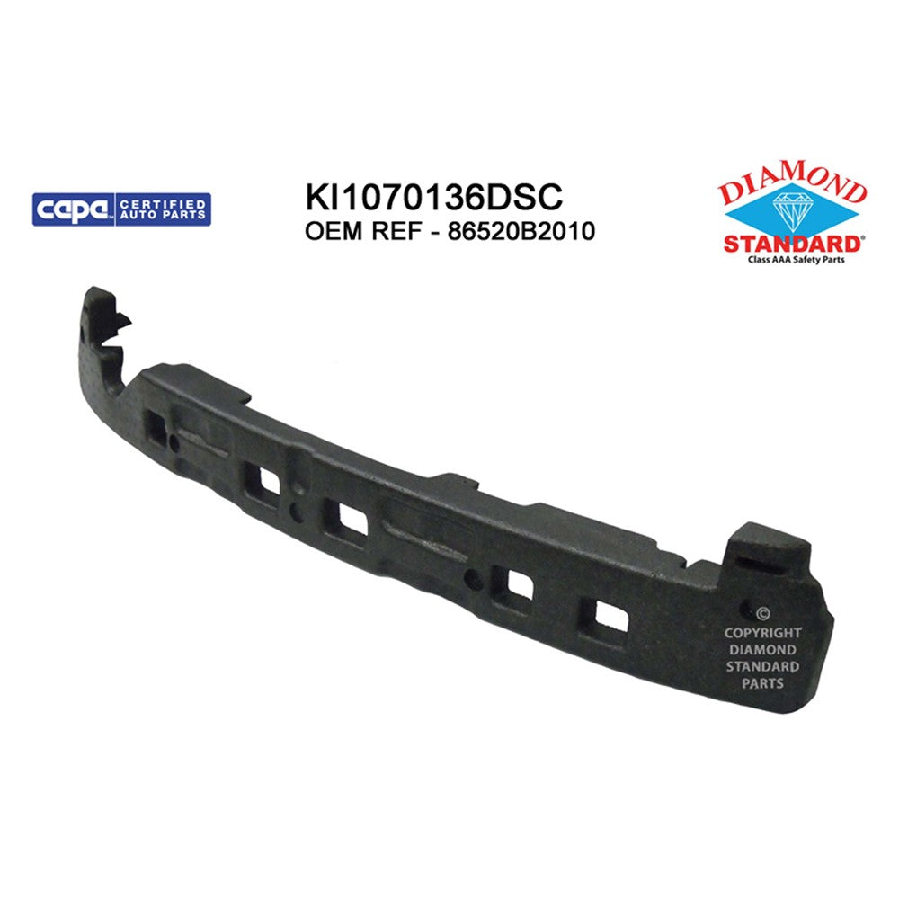 Front Bumper Impact Absorber 2014-2016 Kia Soul