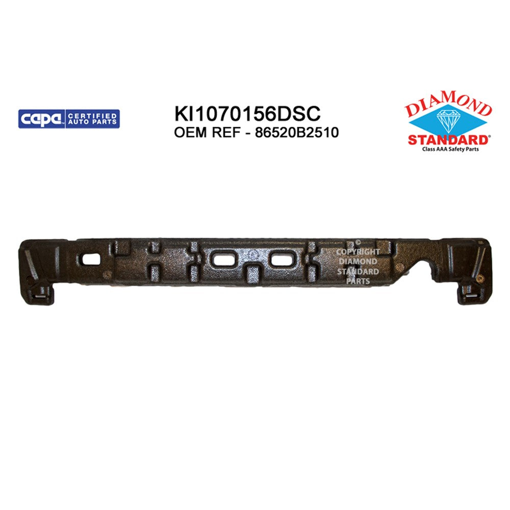 Front Bumper Impact Absorber 2017-2019 Kia Soul