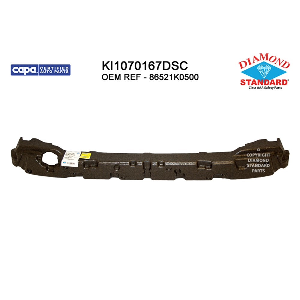 Front Bumper Impact Absorber 2020-2022 Kia Soul