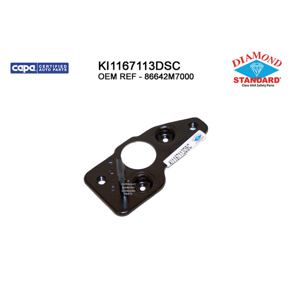 Rear Right Rear Passenger Side Bumper Mounting Bracket [stay] 2019-2021 Kia Forte