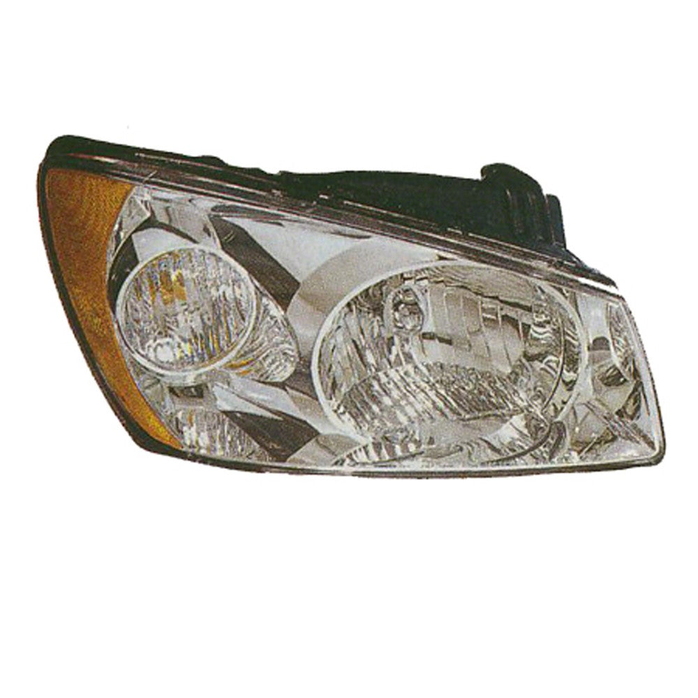Front Left Driver Side Headlight Assembly 2004-2006 Kia Spectra