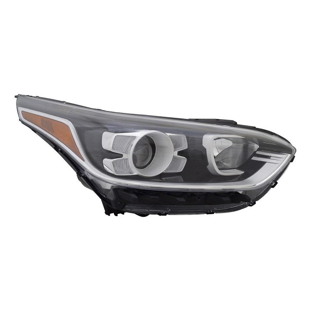 Front Right Passenger Side Halogen Headlight Assembly 2019-2021 Kia Forte