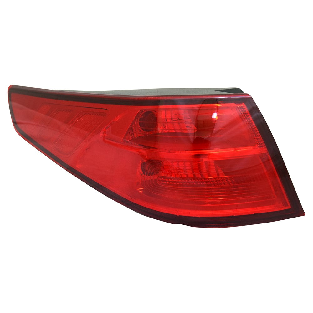 Rear Left Driver Side Without Led Outer Tail Light Assembly 2014-2015 Kia Optima