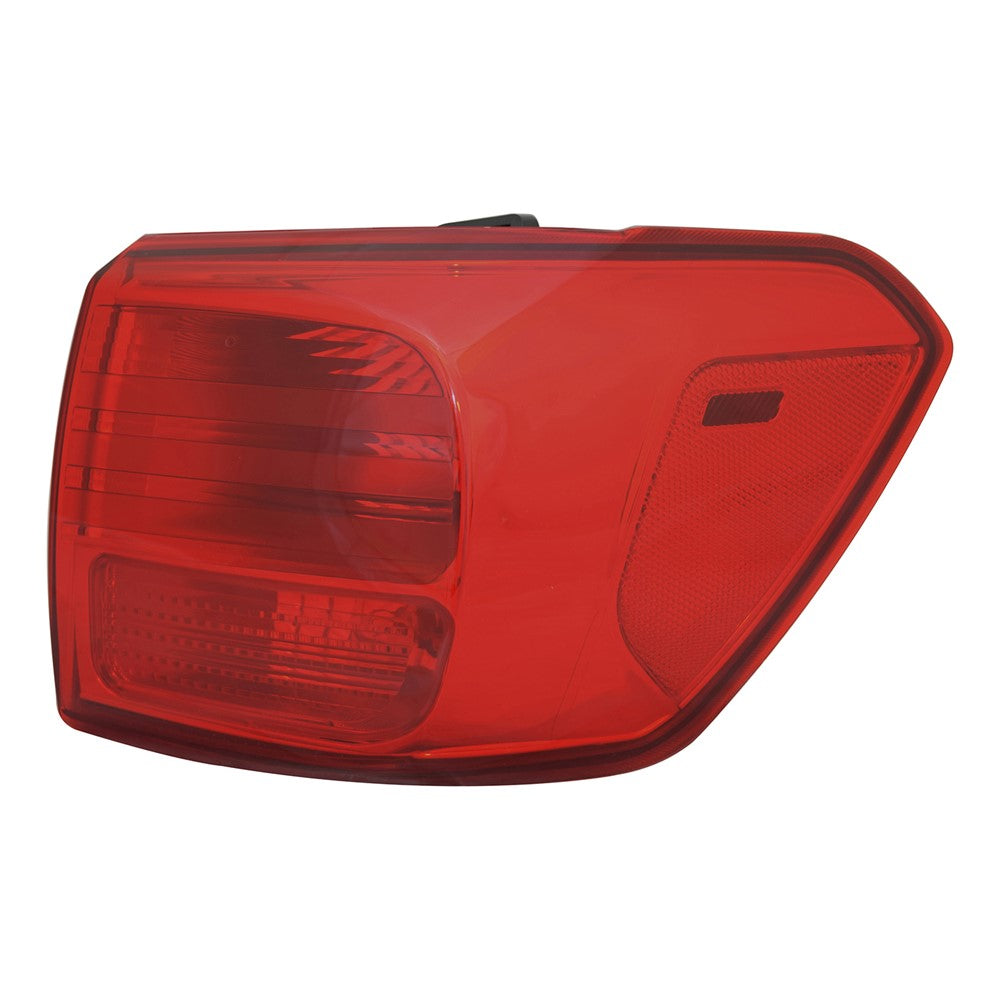 Rear Right Passenger Side Outer Tail Light Assembly 2016-2018 Kia Sedona