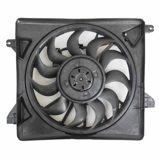 Radiator And Condenser Fan Assembly With One Big Fan 2017-2022 Kia Sportage