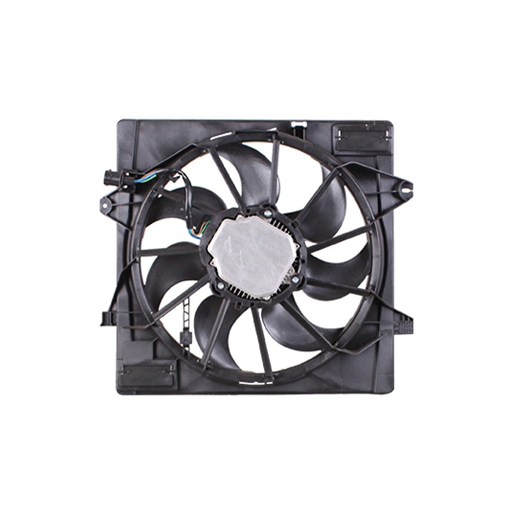 Radiator And Condenser Fan Assembly With One Big Fan 2021-2023 Hyundai Santa Fe & Kia Sorento