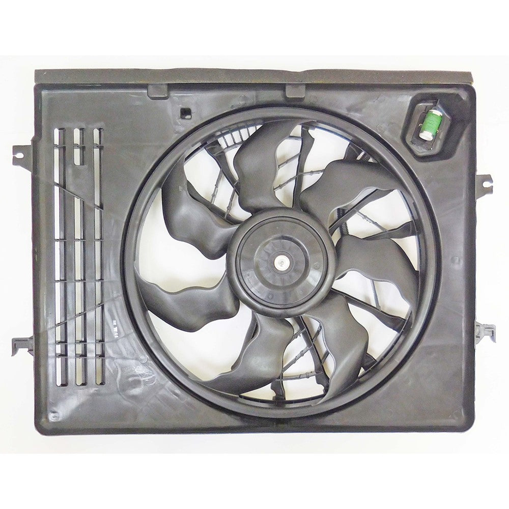 Radiator And Condenser Fan Assembly With One Big Fan 2017-2020 Kia Cadenza