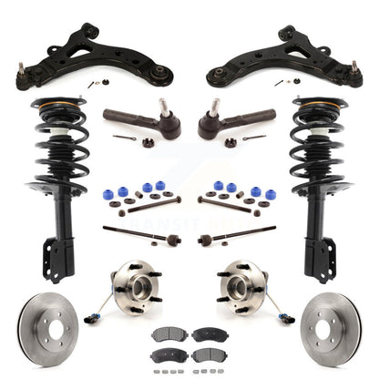 Rotor Brake Pad Bearing Suspension Front Kit (15Pc) For Buick Rendezvous Pontiac