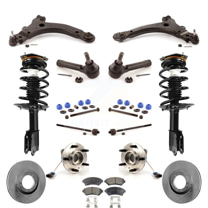 Rotors Brake Pad Bearing Suspension Front Kit (15Pc) For Pontiac Montana Venture
