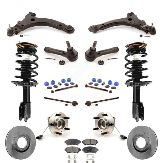 Rotors Brake Pad Bearing Suspension Front Kit (15Pc) For Pontiac Montana Venture