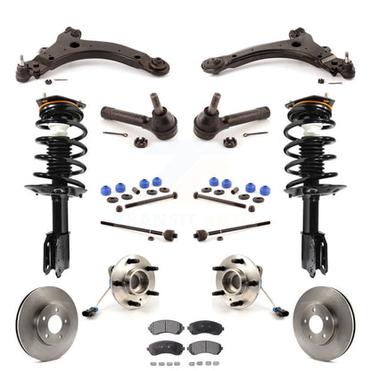 Rotors Brake Pad Bearing Suspension Front Kit (15Pc) For Pontiac Montana Venture
