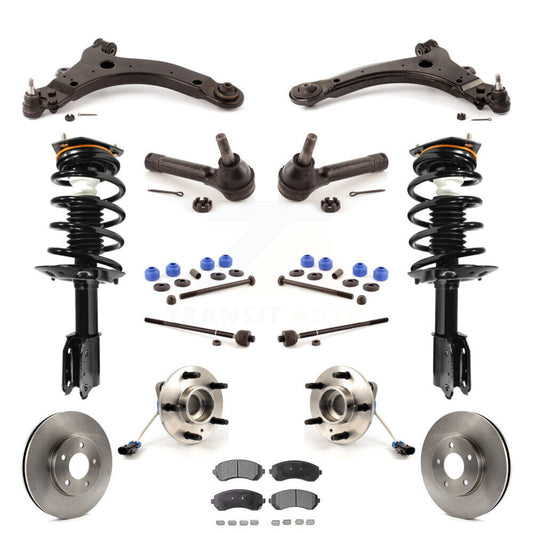 Rotors Brake Pad Bearing Suspension Front Kit (15Pc) For Pontiac Montana Venture