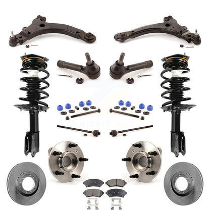 Rotors Brake Pad Bearing Suspension Front Kit (15Pc) For Pontiac Montana Venture