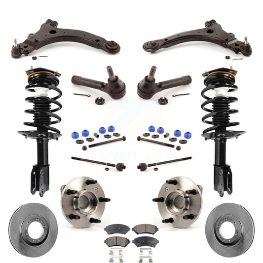 Rotors Brake Pad Bearing Suspension Front Kit (15Pc) For Pontiac Montana Venture