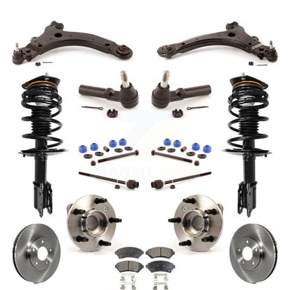 Rotors Brake Pads Bearings Suspension Front Kit (15Pc) For Chevrolet Monte Carlo