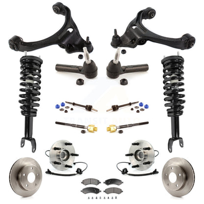 Rotors Brake Pad Bearing Suspension Front Kit (15Pc) For Dodge Dakota Mitsubishi
