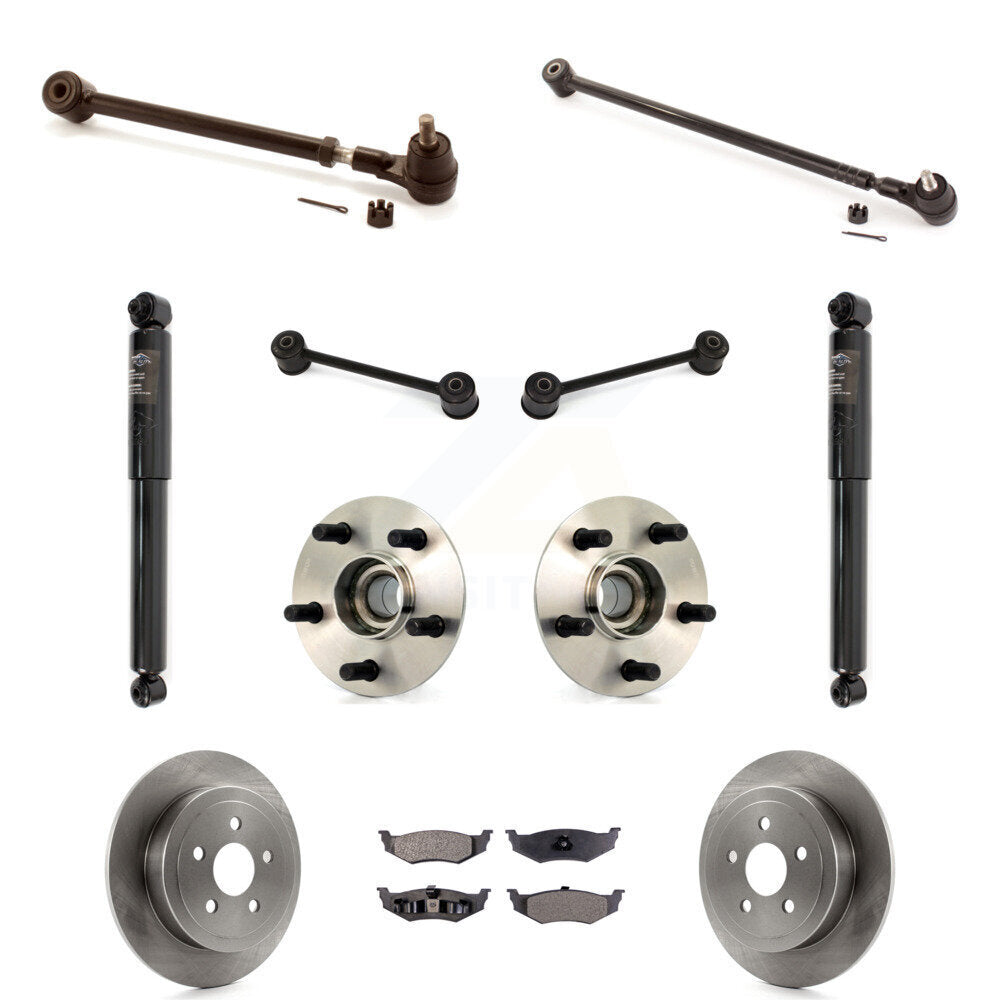 s Brake Pad Bearing Suspension Rear Kit (11Pc) For 2008-2010 Chrysler PT Cruiser