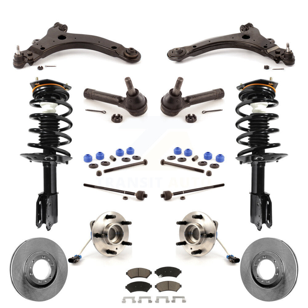 Rotors Brake Pad Bearing Suspension Front Kit (15Pc) For Pontiac Montana Venture