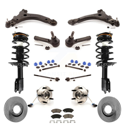 Rotors Brake Pad Bearing Suspension Front Kit (15Pc) For Pontiac Montana Venture