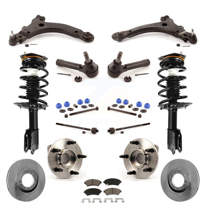 Rotors Brake Pad Bearing Suspension Front Kit (15Pc) For Pontiac Montana Venture