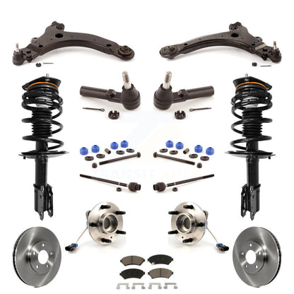 Rotors Brake Pads Bearings Suspension Front Kit (15Pc) For Chevrolet Monte Carlo