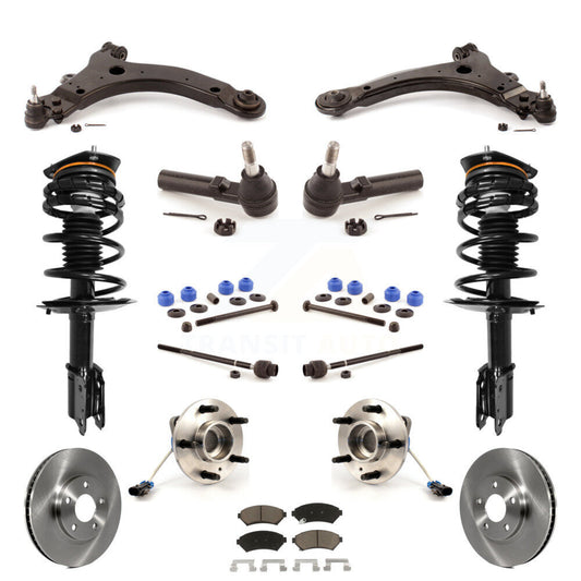 Rotors Brake Pads Bearings Suspension Front Kit (15Pc) For Chevrolet Monte Carlo