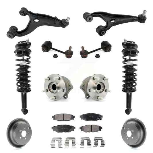 Disc Rotor Brake Pad Hub Bearing Control Arm Tie Rod End Complete Strut Assembly Coil Spring Shock S