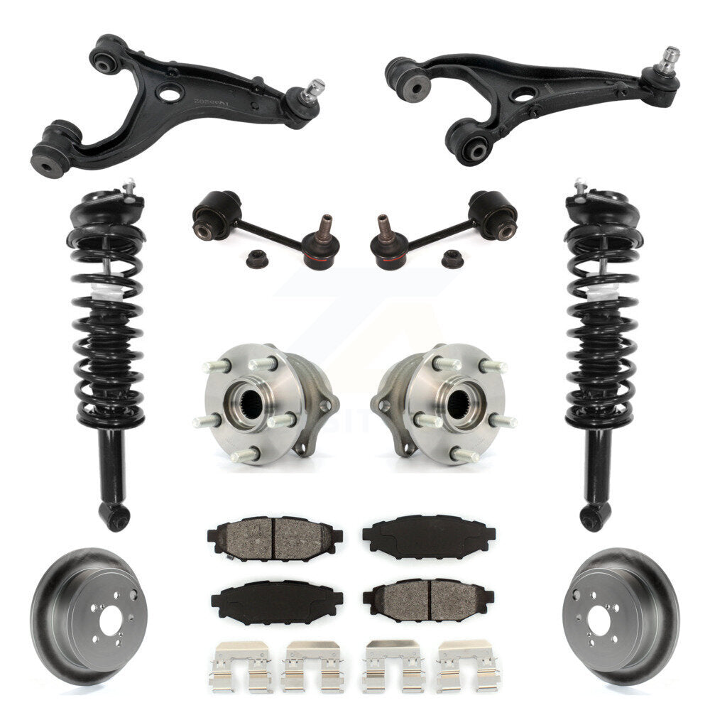 Disc Rotor Brake Pad Hub Bearing Control Arm Tie Rod End Complete Strut Assembly Coil Spring Shock S