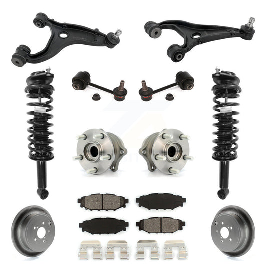 Disc Rotor Brake Pad Hub Bearing Control Arm Tie Rod End Complete Strut Assembly Coil Spring Shock S