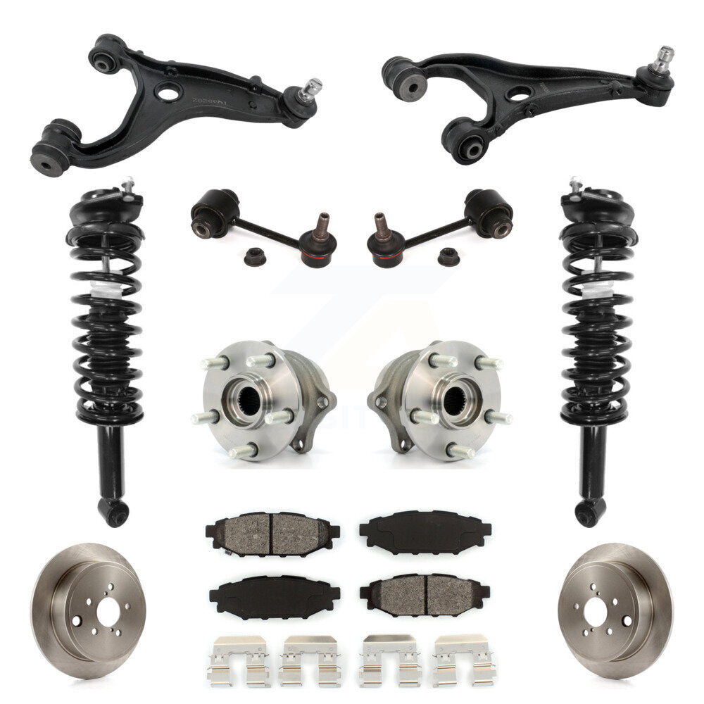 Disc Rotor Brake Pad Hub Bearing Control Arm Tie Rod End Complete Strut Assembly Coil Spring Shock S