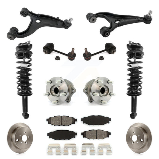 Disc Rotor Brake Pad Hub Bearing Control Arm Tie Rod End Complete Strut Assembly Coil Spring Shock S