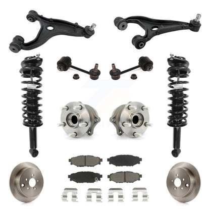 Disc Rotor Brake Pad Hub Bearing Control Arm Tie Rod End Complete Strut Assembly Coil Spring Shock S