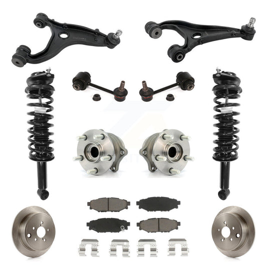 Disc Rotor Brake Pad Hub Bearing Control Arm Tie Rod End Complete Strut Assembly Coil Spring Shock S