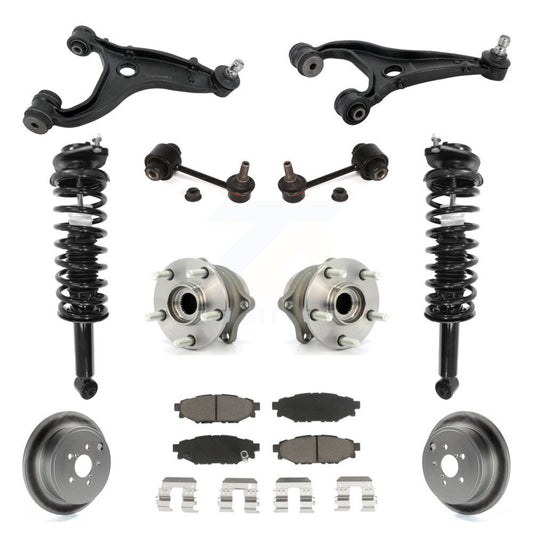Disc Rotor Brake Pad Hub Bearing Control Arm Tie Rod End Complete Strut Assembly Coil Spring Shock S