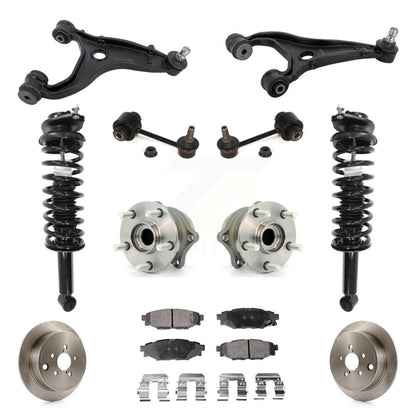Disc Rotor Brake Pad Hub Bearing Control Arm Tie Rod End Complete Strut Assembly Coil Spring Shock S