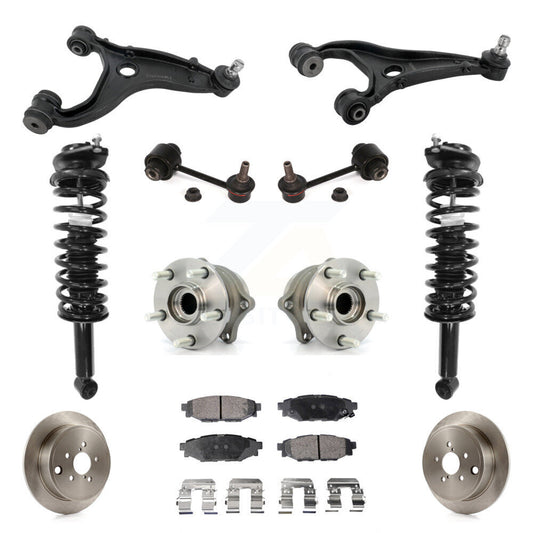 Disc Rotor Brake Pad Hub Bearing Control Arm Tie Rod End Complete Strut Assembly Coil Spring Shock S